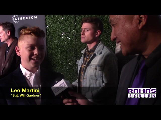 My Interview with Leo Martini at 'SGT.  WILL GARDNER' Premiere