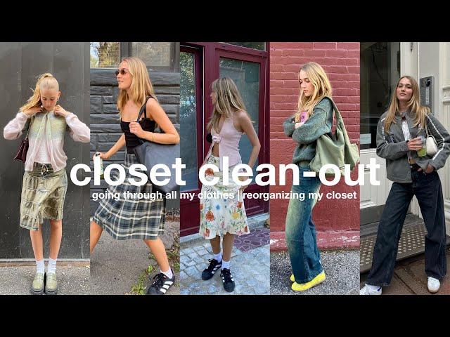 cleaning out my entire closet (& showing you all my clothes)