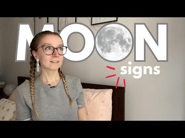 What you need to be happy: Moon in the signs.