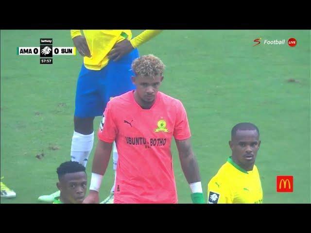 Rowen Williams received Red Card | Amazulu fc vs Sundowns