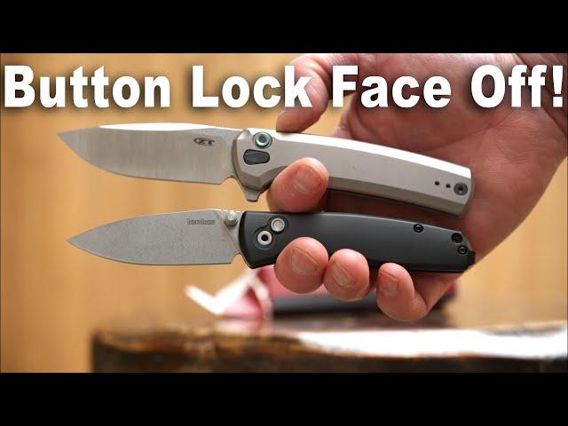 New button lock Face-off from Kershaw and Zero Tolerance.  The 0044, and Kindred Knife review