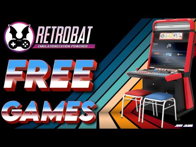 Retrobat  How To Download FREE GAMES in Retroarch #retrobat #emulator #frontend