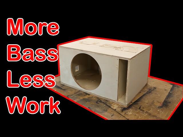 Build a Subwoofer Box with (almost) no tools.