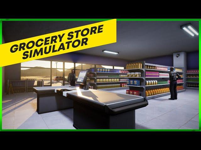 Grocery Store Simulator - First Look - New Co-Op Store Simulator - Episode #7