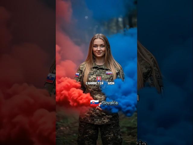 women soldiers in various countries prat 24#shorts #midjourney #army #warrior