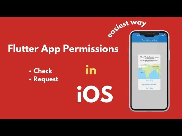 Flutter Permission : Managing App Permissions in iOS device | permission in iOS app | amplifyabhi