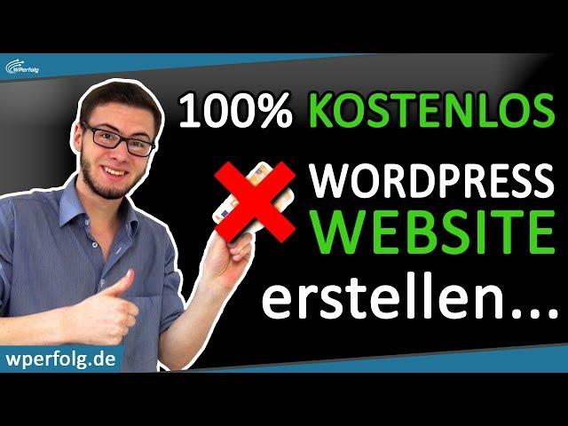  100% KOSTENLOS WordPress WEBSITE Erstellen & Hosting Mit Dieser Geheimen Anleitung! Deutsch 2025