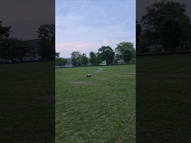 kyosho usa1 nitro v2 ripping on grass #kyosho #usa1 #nitro #nitrorc #rccar #rc