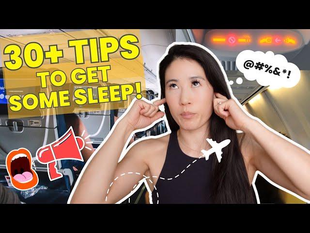 LONG FLIGHT TIPS: How to fall asleep on a plane in economy