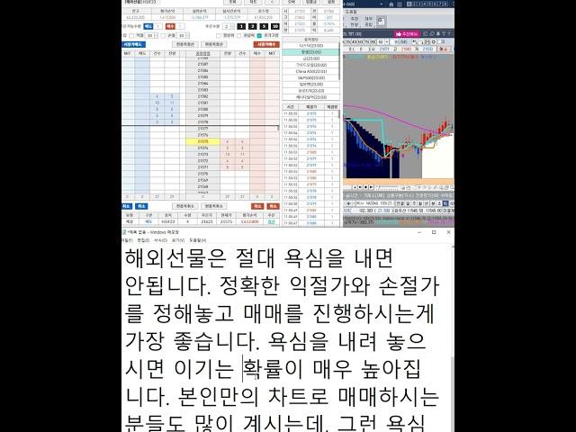 해외선물 매매영상 2023 01 17 #해외선물 #해선 #shorts #나스닥