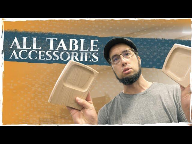 ALL MODULAR TABLE ACCESSORIES (And Full Pricing)