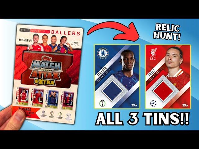 NEW! Opening all THREE Topps Match Attax Extra 2024/25 Mega Tins!!