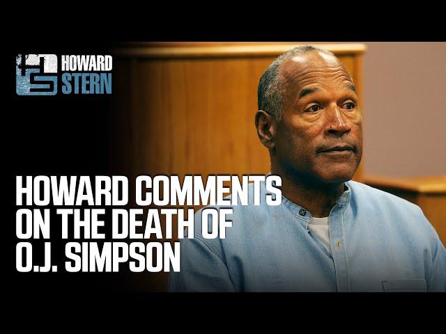 Howard Gives His Thoughts on O.J. Simpson’s Death