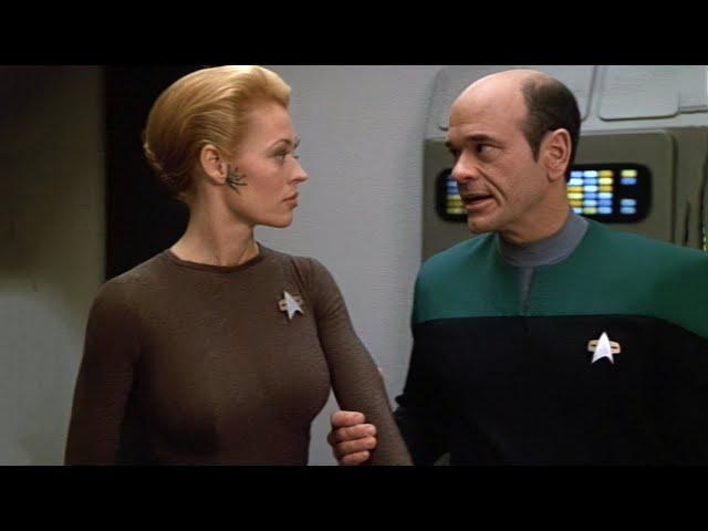 Seven of Nine annoys the Doctor | HD Upscaling | Video Enhance AI | Star Trek: Voyager - One