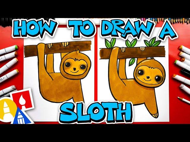 How To Draw A Sloth