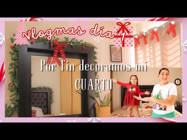 VLOGMAS 1: Decoramos mi cuarto | Quitamos la decoración de otoño