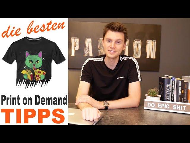 Print on Demand Dropshipping & T Shirt Business Anfänger Tipps zum Start [mit und ohne Shopify]