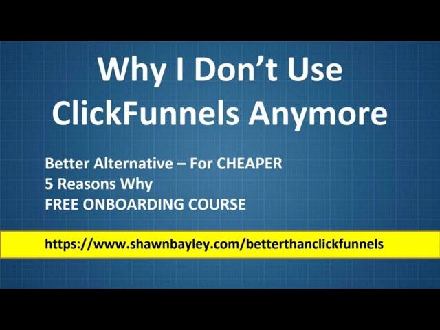 The BEST and CHEAPEST ClickFunnels Alternative | Import Your Funnels With One Click!