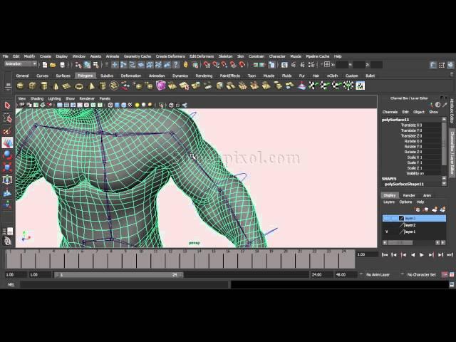 Rigging Chapter 09 FK Arm Controller hierarchy