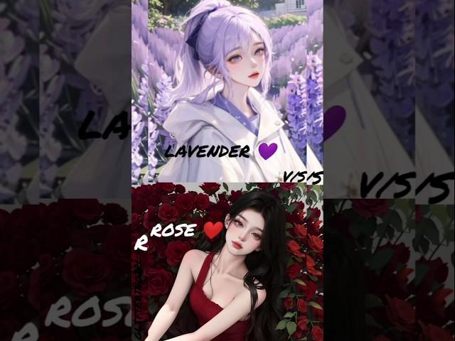 Lavenderv/s rose️choose your side#viralvideo#choose#trending#fashion#cute#yt#shorts#rose#lavender