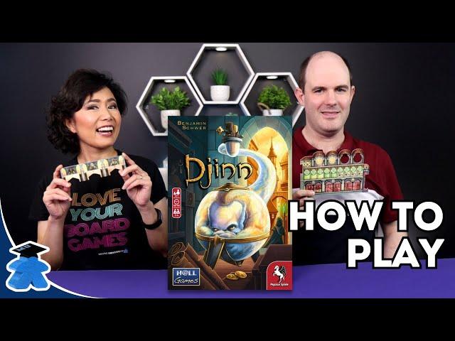 Djinn - How to Play. Capture the trouble maker djinns and save the village!