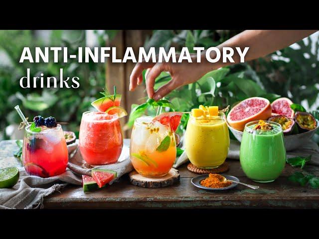 Anti-inflammatory drinks (healthy + refreshing!) 