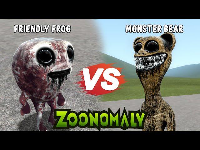 Friendly Frog vs Monster Bear (ZOONOMALY MONSTERS BATTLE)