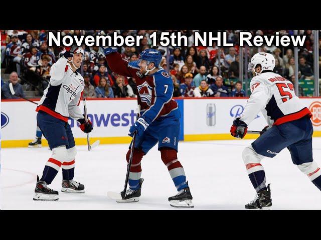 Reviewing November 15th NHL Games