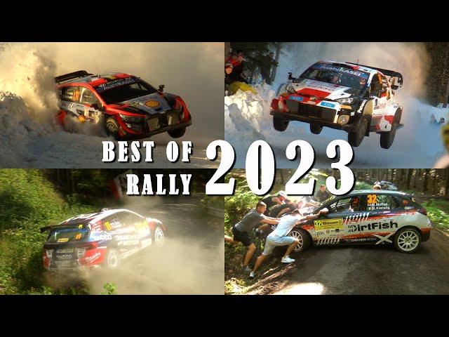 BEST of RALLY 2023 | Top Action WRC ERC & other by GRBrally  RAW ENGINE SOUND