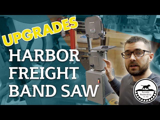 Harbor Freight Band Saw Upgrades | Riser Kit, Upper Guide, and New Tires