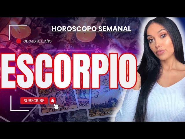 ESCORPIO HOROSCOPO 18 al 24 DE NOVIEMBRE 2024