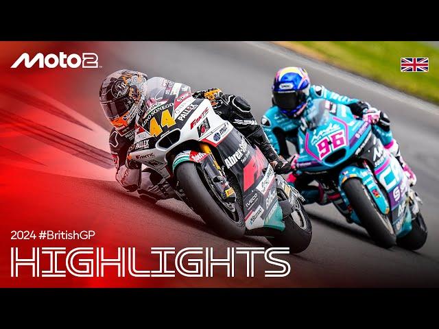 Moto2™ Race Highlights  | 2024 #BritishGP