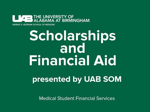 Heersink School of Medicine Scholarship Process