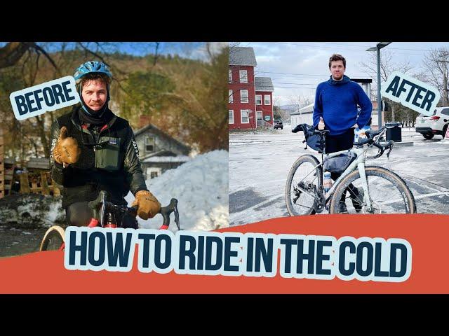 Tips and tricks for riding your bicycle in the cold!