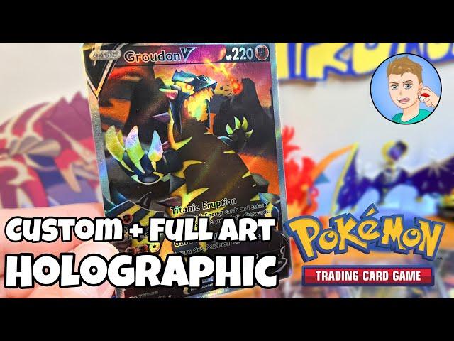 How to Make Your Own CUSTOM Full Art Pokémon Cards!