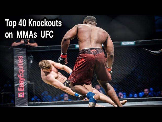 Top 50 Knockouts on MMAs , most amazing KO