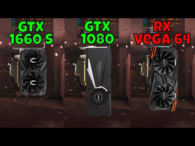 GTX 1660 Super vs GTX 1080 vs RX Vega 64 (In 10 Games)