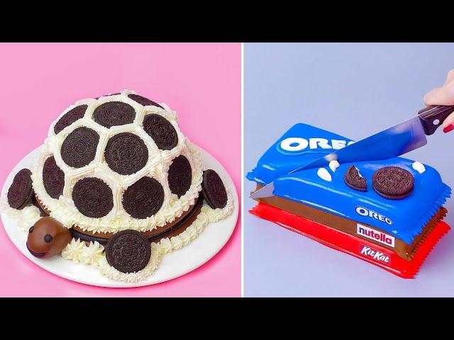 Ultimate OREO Chocolate Mixed Cake | DIY Chocolate CAKE TRICK | Cake Decorating Ideas