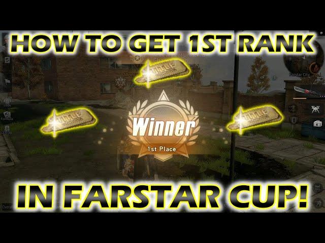 Lifeafter How to get 1st Rank in Farstar Cup Easier With This 5 Easy Tips!