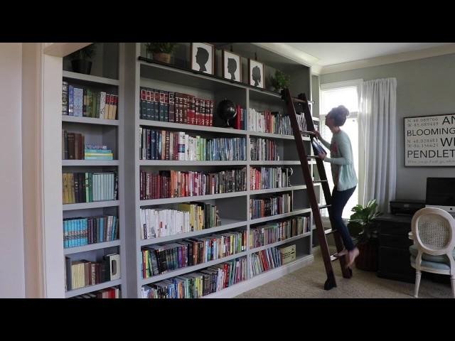 Rolling Library Ladder with Custom Service Hardware