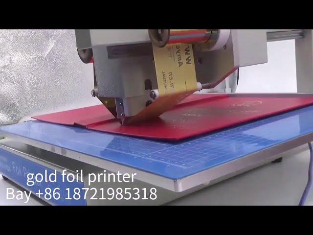 Amydor AMD3025 digital hot foil printer machine for diary, books, leather, no plate needed
