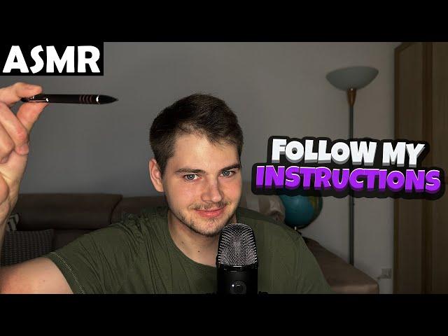 ASMR - FOLLOW MY INSTRUCTIONS FOR RELAXING (GERMAN) | ASMR Tony