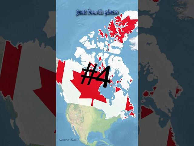 The True Size of Canada!  #history #geography #map #current #canada #mexico #usa #facts #funfacts