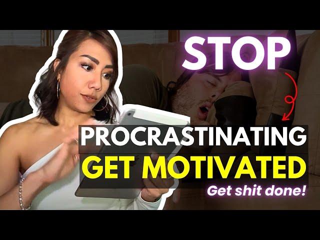 How I overcome Procrastination and get work DONE (Productivity tips that actually work)