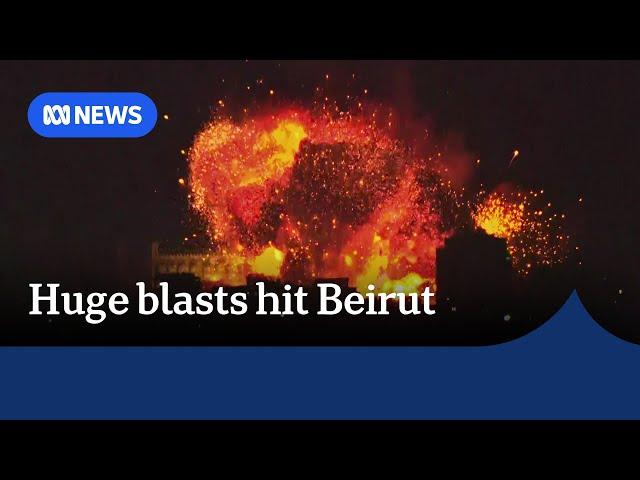 Israeli strikes hit Beirut's south | ABC News