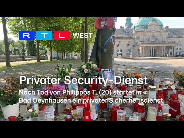 Privater Security-Dienst nach Prügel-Tod in Bad Oeynhausen | RTL WEST, 01.08.2024