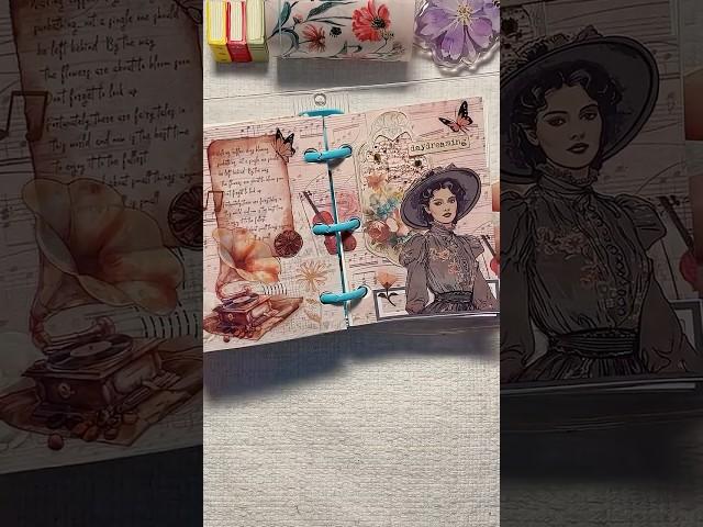 Journal With Me ASMR |Vintage Style |#asmr #journaling #scrapbooking
