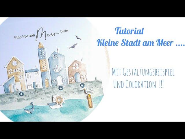 Karte " Kleine Stadt am Meer"