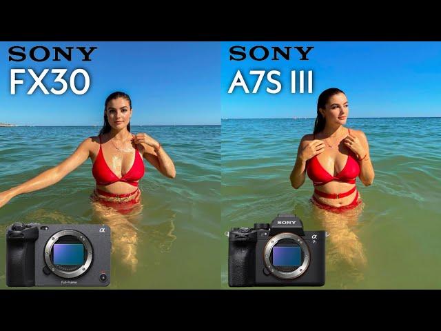 Sony FX30 VS Sony A7S III Camera Test Comparison