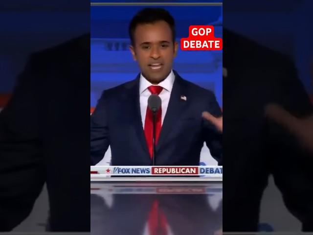 Vivek Ramaswamy takes center stage at Republican debate minus Donald Trump